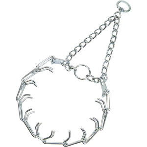 Kalung Anjing NIBAO Berlapis Krom, Kalung Koreksi dengan Penjepit untuk Anjing Kecil, Sedang, dan Besar - Product Image 1