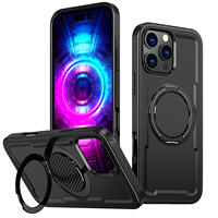 Étui magnétique robuste et résistant aux chutes pour iPhone 16 Pro Max avec support réglable, compatible également avec iPhone 17 Pro Max