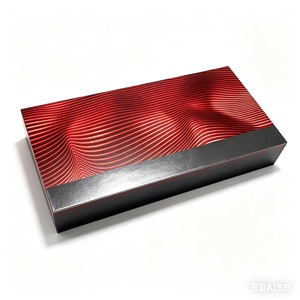 Raquette de <span class=keywords><strong>badminton</strong></span> écologique de qualité supérieure, boîte-cadeau rigide de style livre, fermeture magnétique, impression quadricolore, revêtement UV EVA - Product Image 5