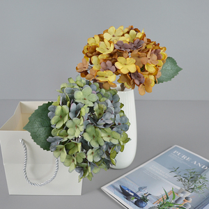 Fleurs artificielles en vrac soie hortensia Arrangements bouquets de mariage décorations fausse flore <span class=keywords><strong>Festival</strong></span> Bar bricolage - Product Image 6