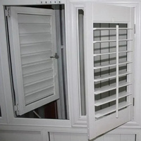 Dernières fenêtres de luxe à évent Louvre en aluminium persiennes portes patios pergolas cours balcons