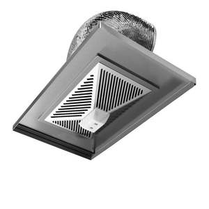 Hotte aspirante double à double aspiration latérale en acier inoxydable pour cuisine professionnelle, usage hôtelier, avec débit d'air élevé - Product Image 2