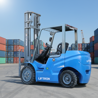 Forklift Counterbalance Listrik Liftron Seri DE 2.5T untuk Area Logistik Ruang Peralatan Lithium
