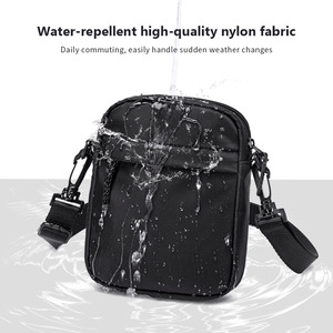 メンズ おしゃれ 防水 ナイロン スリングバッグ 軽量 ミニ クロスボディ チェストバッグ 旅行 仕事 スポーツ用 - Product Image 3