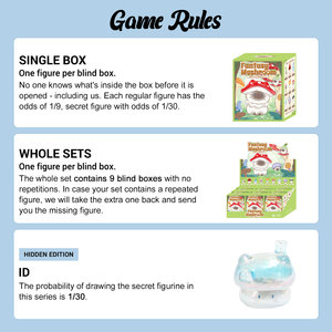 Cat PAI Fantasy Mushroom Series Blind Box Decorazioni Fai-da-te in Resina, Piccoli Ornamenti da Scrivania a Tema Cartone Animato - Product Image 6