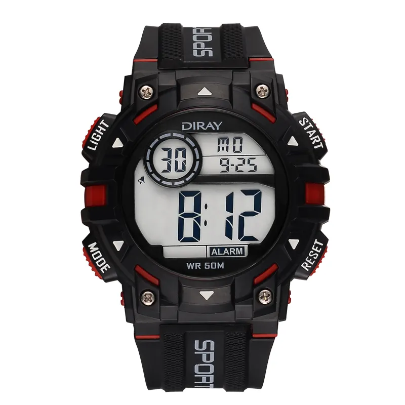 Custom Logo Watch Men Wrist Wholesale Brand Waterproof sport Digital Wrist Watch