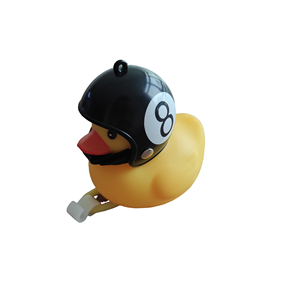 Linda Campana de Bicicleta Impermeable con Diseño de Pato Amarillo con <span class=keywords><strong>Casco</strong></span>, Luz de <span class=keywords><strong>Ciclismo</strong></span>, Bocina para Niños, Goma, 22.2mm - Product Image 4
