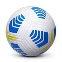 Ballon de football Fengsu taille 5 en cuir PU, cousu à la machine, thermocollé, intérieur/extérieur, couleur personnalisable, entraînement et match pour adultes