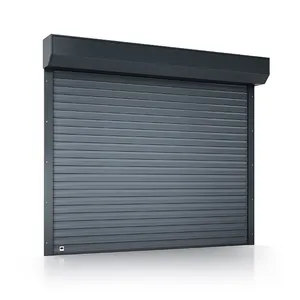 Control remoto Ventanas de PVC con persiana enrollable puertas de garaje enrollables de alta calidad con precio de fábrica
