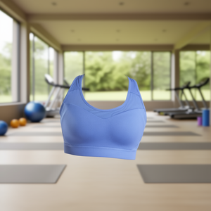 Meraj Sports Women Sports Bra High Support U-<b>Neck</b> Lightweight Padded Removable <b>Pad</b> Gym Fitness Yoga Spandex Polyester - Product Image 2