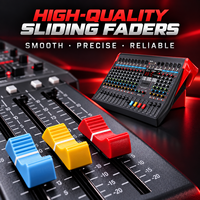 Console audio analogique série LX-R 4, 6, 8, 12 canaux avec égaliseur USB MP3 DSP pour groupes live, studios d'enregistrement et spectacles de karaoké