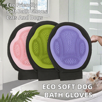Gant d'épilation Brosse de nettoyage pour animaux de compagnie Gants en caoutchouc Cheval Chat Chien Toilettage Gant de massage