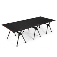 Neues Aluminiumlegierung 7075 Oxford-Stoff Klappbett Outdoor Campingliege Wandern Tragbar Ultraleicht Kompakt