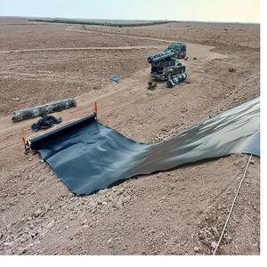 Revêtement d'étang de ferme de poissons de 0.5mm, géomembranas étanches de 0.75mm, fabricant de revêtement HDPE - Product Image 2