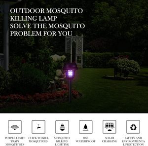 Piège à insectes solaire certifié qualité, étanche, pour jardin et terrasse, lumière blanche, anti-moustiques FX-MKS002, lampe anti-insectes FX - Product Image 6