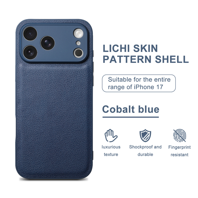 Factory Artificial Leather Case for iPhone 16 Pro Max TPU Phone Case for iPhone 15 Pro Max 11 12 13 14 17 Pro Max 17e Back Cover