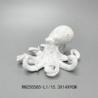 Résine Artisanat Maison Table Décor Série Marine Style Statue Ornements Côtier Restaurant Décorations Poulpe Statue Figurine