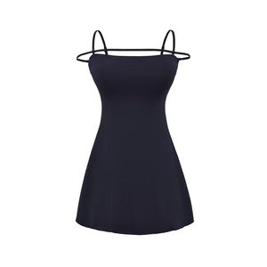 Custom Print Women's Regular Fit <b>Knee</b>-Length Halter Neck Spaghetti <b>Strap</b> Dress Casual Party Evening Wear - Product Image 4