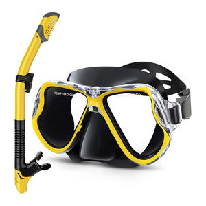 Máscara de Mergulho Profissional XIALE com Vidro Antiembaçante e Snorkel para Visões Subaquáticas Claras - Product Image 1