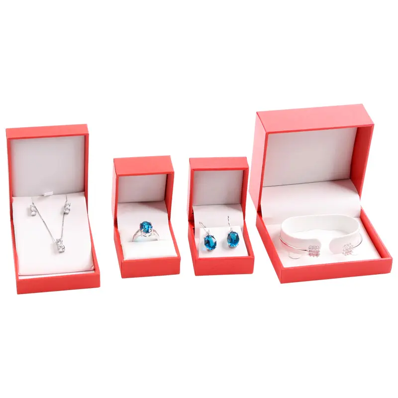 Boîte de présentation de bijoux en diamant personnalisée DK11218 Améliorez l'expérience avec des coffrets cadeaux de bijoux élégants