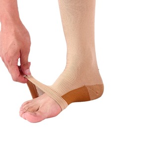 Calcetines <span class=keywords><strong>de</strong></span> Compresión con Punta Abierta <span class=keywords><strong>para</strong></span> Mujer y Hombre, 15-20 mmHg, <span class=keywords><strong>Medias</strong></span> hasta <span class=keywords><strong>la</strong></span> Rodilla con Cierre <span class=keywords><strong>para</strong></span> Mejorar <span class=keywords><strong>la</strong></span> Circulación - Product Image 5