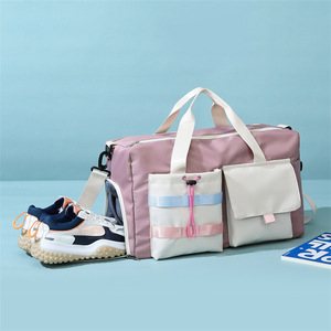 Borsa da Viaggio Leggera in Nylon Resistente all'Acqua, Borsa Sportiva Pieghevole per <span class=keywords><strong>Palestra</strong></span>, Bagaglio a Mano per Weekend, Personalizzabile OEM - Product Image 3