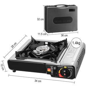 Mini <span class=keywords><strong>Horno</strong></span> Portátil para Exteriores, Estufa de Gas de un Solo Quemador, <span class=keywords><strong>Cocina</strong></span> Compacta para Acampar - Product Image 2