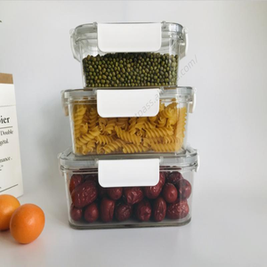 Boîtes de conservation LYT285 en gros pour réfrigérateur, contenants alimentaires multi-capacités pour déjeuner, gain de place, pour légumes et fruits frais - Product Image 3