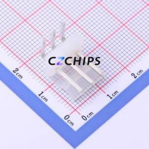 HC-3.96-3A3W-G Wire-to-Board Pin Header Bent Lead Through Hole,P=3.96mm Connector 1x3P 3.96mm Right Angle Insert CH - Product Image 1