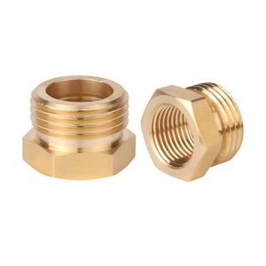 Brass Garden Hose Connector Threaded Pipe 57mm BS Standard Durable Outdoor Water Adapter For Bulk Hose Use - Product Image 3