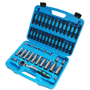 47-teiliges Shock-Strass-Installationswerkzeug Entfernung von Nüssen Steckschlüssel-<span class=keywords><strong>Set</strong></span> 1/2 Zoll Antriebs-Ratschengerät - Product Image 2