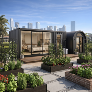 <span class=keywords><strong>Maison</strong></span> préfabriquée moderne en conteneur, cabine Apple, capsule habitable avec toilettes et cuisine pour hôtel, complexe hôtelier, bureau, jardin et terrain non utilisé - Product Image 5