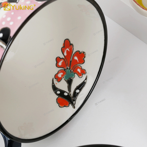 Elegante Tazza da Caffè Contemporanea in New Bone China con Piattino, Manico Spray Colorato, Regalo Aziendale Ecologico per Signore - Product Image 6