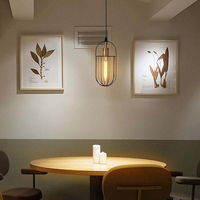 Nouvelle suspension industrielle, lampe suspendue de style farmhouse, lampes suspendues noires pour la maison, lumière d'îlot de cuisine de style farmhouse, bois