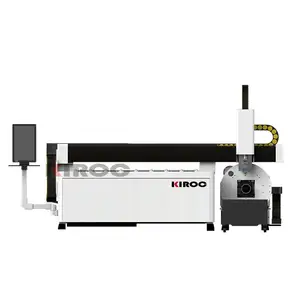 KIROC prix d'usine 4000W CNC machine de découpe laser à fibre de haute précision tube de plaque à vendre