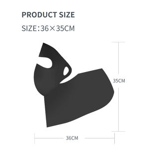 Masker Wajah Suameja Summer Full <span class=keywords><strong>Face</strong></span> Leopard Print Gaya Eropa-Amerika Bahan Sutra Es Mewah Ringan UPF 50 Perlindungan Sinar UV Matahari - Product Image 3