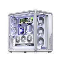 Jonsbo A50 Braket Dudukan GPU Vertikal dari Paduan Aluminium PCIe 4.0 Stasiun Docking GPU Eksternal Cetakan Khusus Non-RGB untuk Desktop
