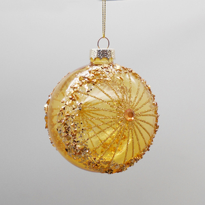 Nos ventes directes décorations pour la maison Arbre de Noël sphérique H12 * 7cm ornements pendentifs - Product Image 6