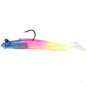 2026 GAMA H-Q Esche Artificiali Morbide per la Pesca in Mare, a Forma di Anguilla, con Rivestimento Laser, 15g, con Amo Singolo, Piccole Esche a Forma di Anguilla Mousda, Esche Morbide Simulate - Product Image 2