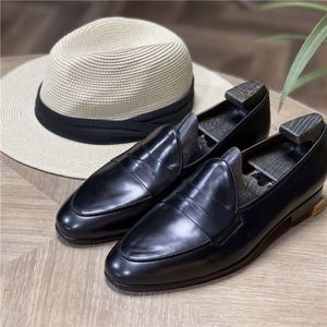 Mocassins britanniques de printemps pour hommes - Autres chaussures décontractées et habillées à bout carré, à lacets, pour affaires, antidérapantes, légères et respirantes - Product Image 4