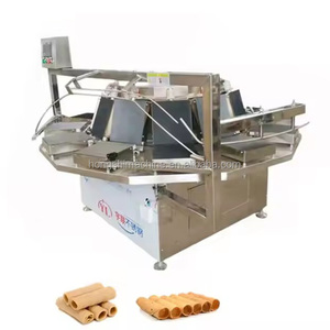 Haute Capacité Automatique Bonbons Durs Équipement De Confiserie Biskut gaufrette Mesin Gaufrette Biscuits Machine Menton Snack Cutter - Product Image 5