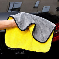 Serviettes de lavage de voiture super absorbantes serviettes en peluche épaisses pour le séchage des voitures chiffons de nettoyage de voiture en microfibre