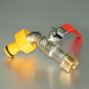 Robinet extérieur Kangweishen 20 mm à poignée unique, débit élevé, connecteur de tuyau d'arrosage pour lavage de voiture et arrosage - Product Image 2