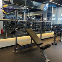 Banc de musculation inclinable réglable Kaishi Commercial pour haltères, idéal pour l'entraînement de force et le fitness