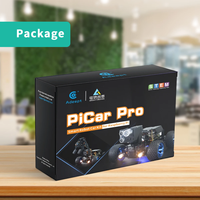 PiCar Pro Smart Robot Car Kit 2-in-1 Mobil Robot 4WD dengan Lengan Robot 4-DOF untuk Raspberry Pi