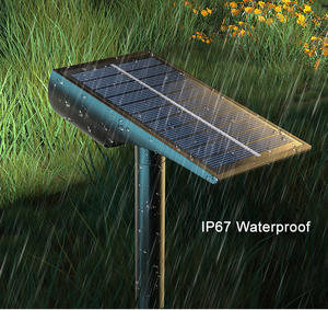 태양 광 스포트라이트 야외 7 LED 조명 조정 가능한 2-in-1 방수 IP65 LED 태양 풍경 스포트 라이트 정원 마당 - Product Image 6