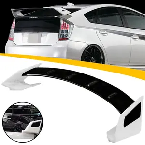 Haosheng Spoiler Mobil Pabrik Serat Karbon ABS, Spoiler Sayap Belakang untuk Toyota Prius ZVW 30 ROWEN Tommykaira Gaya 2005-2012