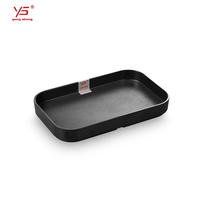 Plateau rectangulaire empilable 100% mélamine pour shabu-shabu