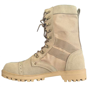 DSF22 717 Men Beige Suede Tactical <b>Boots</b> Non Slip Sole All Season Outdoor <b>Hiking</b> Walking China - Product Image 4