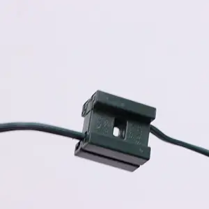 125V SPT1 SPT2 Vampire Plug Wires Zip Style Cables de extensión Enchufes Extender Green Connector Splitter